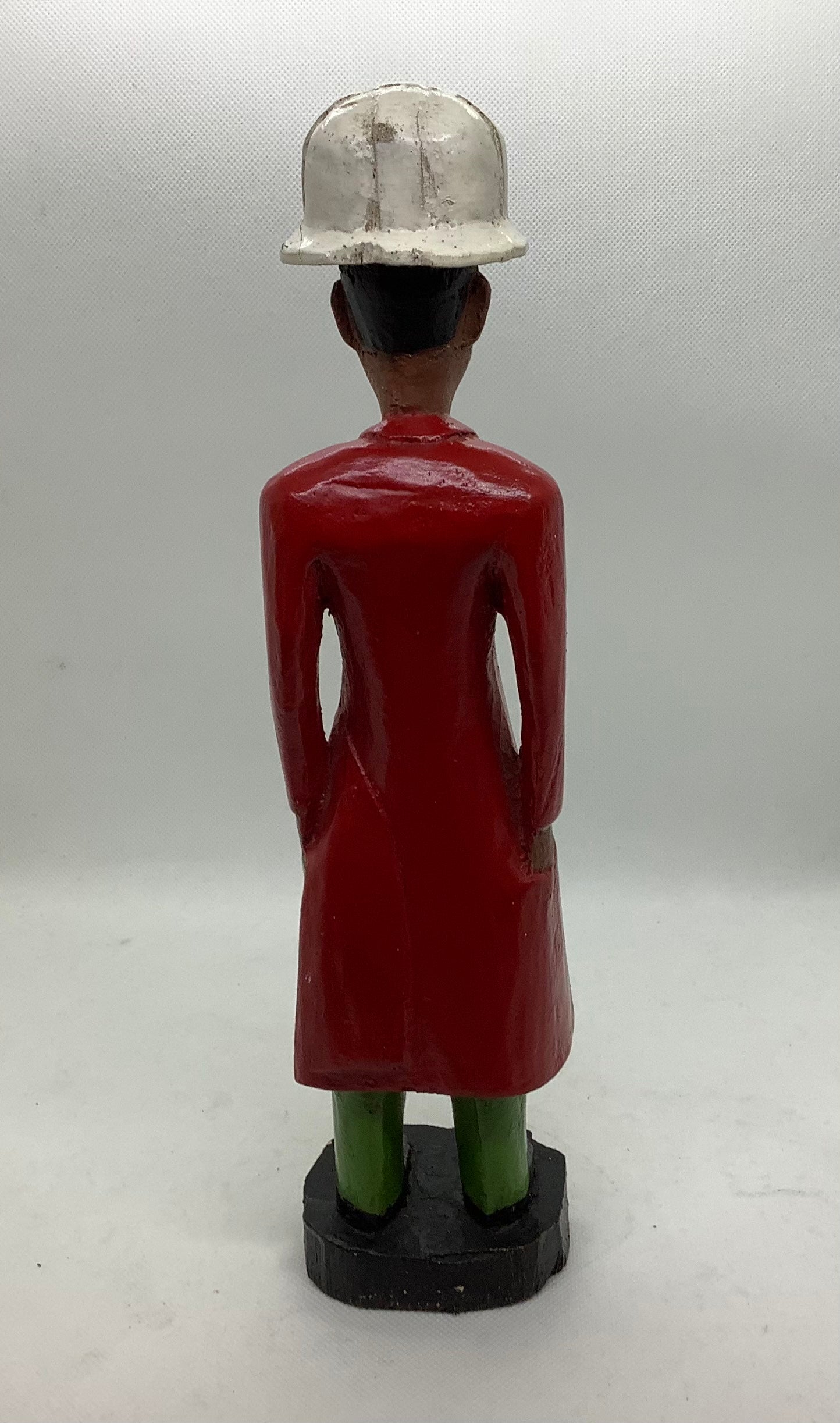 Vintage Handcrafted African Male Colonial Wooden Statue