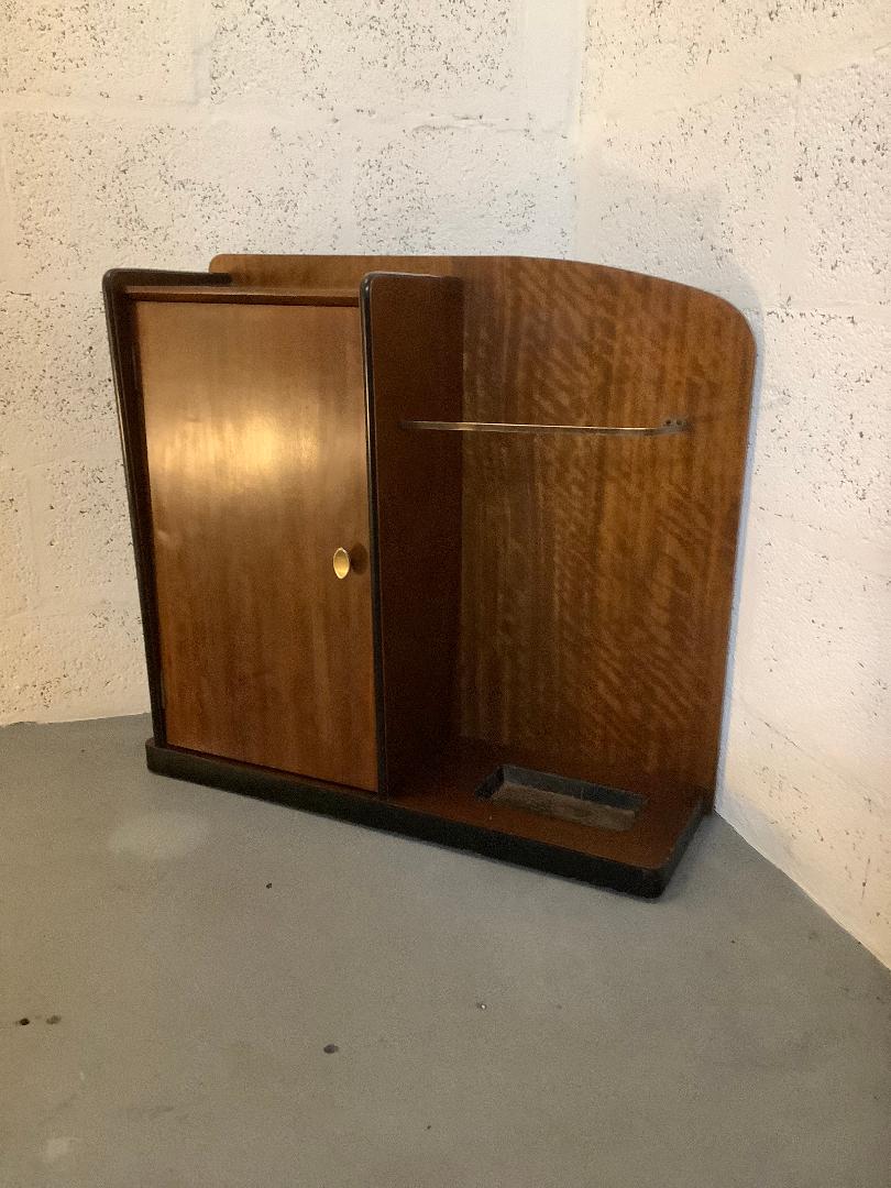 RETRO MID CENTURY HALL STAND/CUPBOARD - Nostalgia Furniture